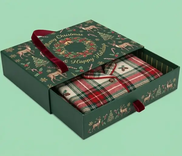 Printed Christmas Apparel Boxes