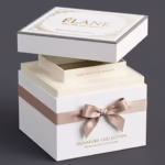 Custom White Rigid Gift Boxes