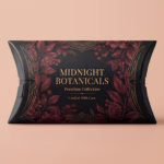 Custom Black Pillow Boxes