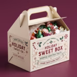 Printed Christmas Candy Boxes