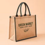 Printed Jute Tote Bags With Logo