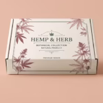 Printed Magnetic Closure Hemp Boxes